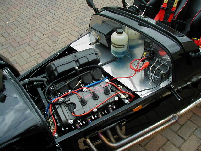 Engine bay view